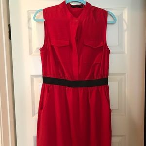 The Limited Red and black dress